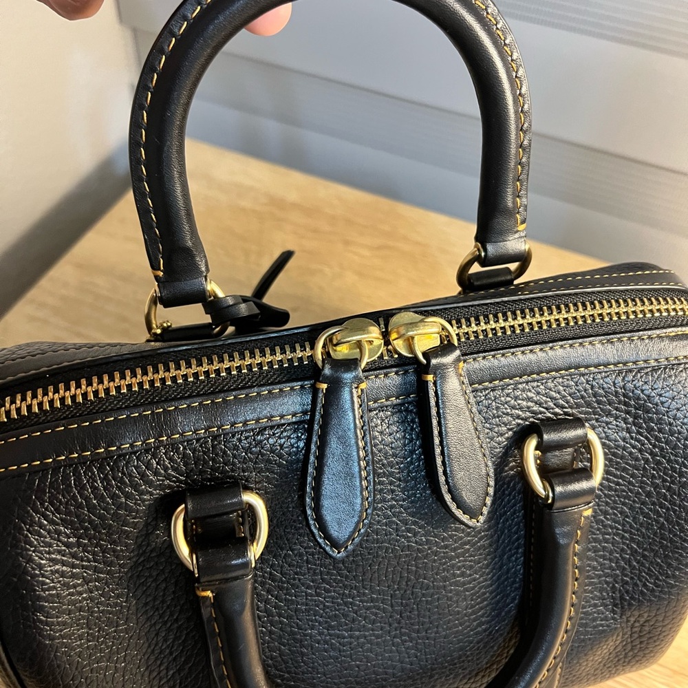 Coach Black Pebbled Leather Handbag (Ruby 25). Selling to @classicgirl85 - Picture 14 of 16